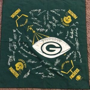 1989 Green Bay Packers Handkerchief
